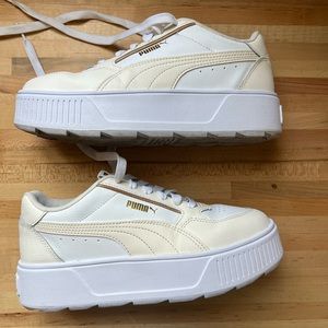 PUMA Women’s Sneakers - Like New - white & cream